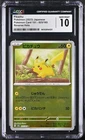 Japanese Pokemon 151 sv2a Pikachu 025/165 Pokeball Reverse Holo CGC 10 Gem Mint