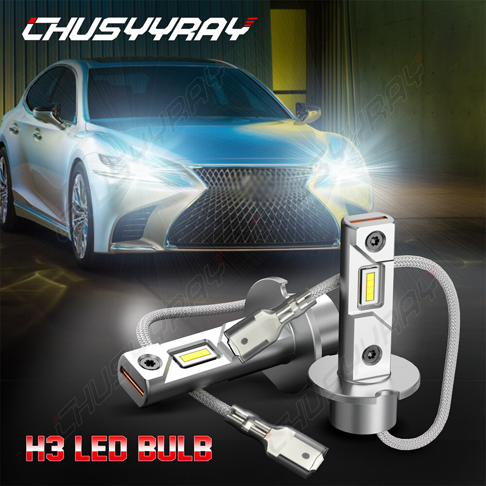For Subaru B9 Tribeca 2006-2007 Upgrade H3 LED Fog Light Bulbs 6000K White Super