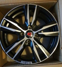 Cerchio REDS K2 Nero opaco e diamantato by MOMO - 6,5Jx15 4x100 et38 