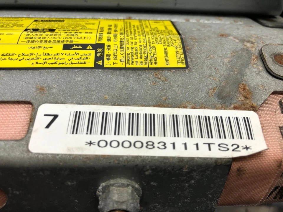 2011-2016 Scion TC Left Driver Knee Lower Dash SRS Airbag Black OEM 7390021030B0 Foto 3 de 4