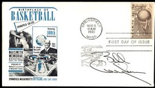 Billy Cunningham Signed First Day Envelope AUTO Cachet HOF #32 Philly 76ers NBA!