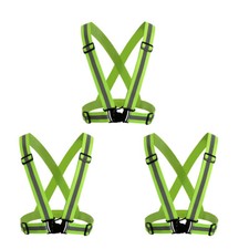 3x Warnwesten Reflektorwesten Sicherheitswest...