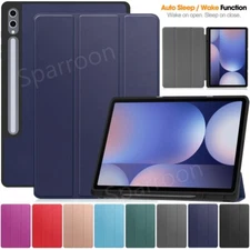 Smart Case For Samsung Galaxy Tab S10+ S10 Ultra S9 FE FE+ S8 Tablet Stand Cover