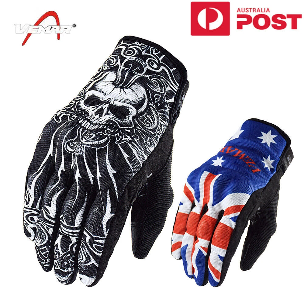 Summer Mesh Motorcycle MTB Off-Road Mountain Bike Guantes Cycling Riding  Gloves