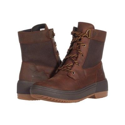 Merrell Haven Mid Lace Women's Snow Boot Waterproof Oak Size 8.5 M