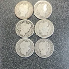 Barber Dimes Lot 1909-1916 Silver 10C Denver Circulated  #466