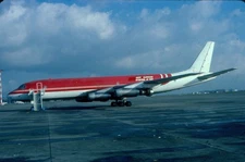 M136   5N-AYZ    IAT CARGO  DC-8-32F  ORIGINAL  KODAK SLIDE