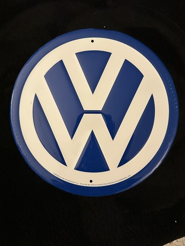 Volkswagen Sign Aluminum 12” Round