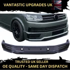 Sportline Black Lower Front Bumper Spoiler For VW Transporter T6 (2015 - 2019)