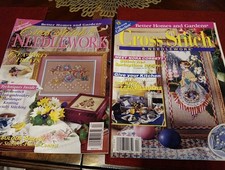Better Homes and Gardens Cross Stitch  Needlework Magazines April 97  April 98