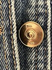 ZARA PALE BLUE DENIM JACKET TOP S COTTON LONG SLEEVES COLLARLESS POCKETS — photo 5