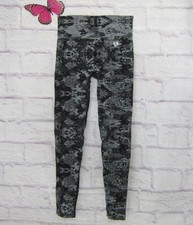 Women's Best Black & Gray Camo High Waisted Seamless Leggings Size L
