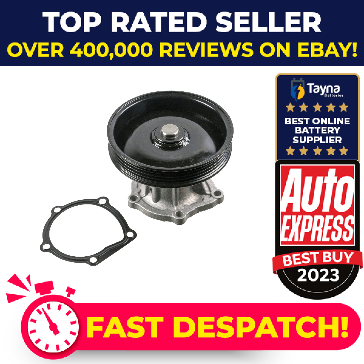 Water Pump fits CHEVROLET SPARK M300 1.2 2010 on Coolant Blue Print 25188341 New