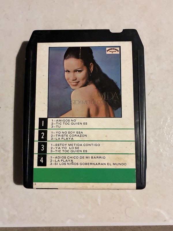 Awilda - Estoy Metida Contigo - Horoscopo Records 8 Track Cartridge Tape 