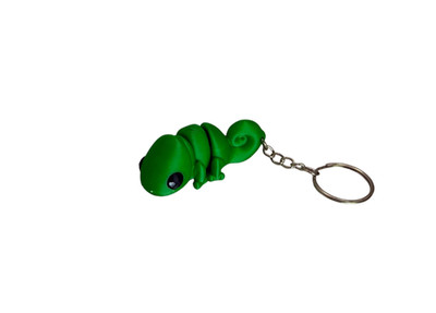 3D-gedruckter Flexi Schlüsselanhänger, Bewegliches Tier Design, Fidget Keychain