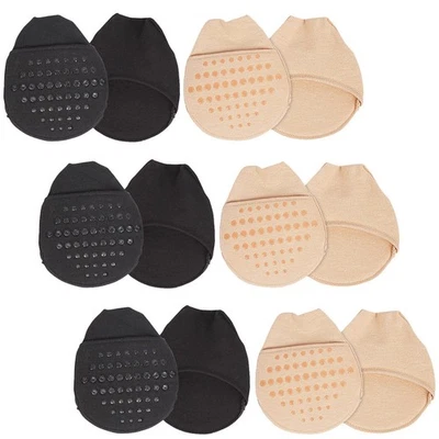 6 Pairs Comfortable Half Palm Socks for Women Invisible Cotton Breathable Socks - Image 1 of 4