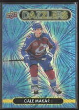 2021-22 UD Series 1 Cale Makar DZ-14 Dazzlers Blue