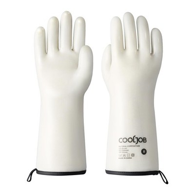 COOLJOB Heat Resistant Oven Gloves, Waterproof Liquid Silicone BBQ Grilling Glov