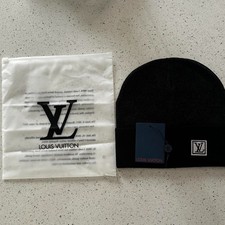 Louis Vuitton Petit Damier One Size Men s Beanie Graphite
