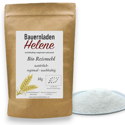 Bio Reismehl 1 kg   fein gemahlen   ideal zum Backen & Kochen