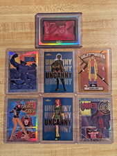 2025 X Men 97 Topps Finest Refractor/Sentinel Scan/Insert/#'d Parallel Lot of 7