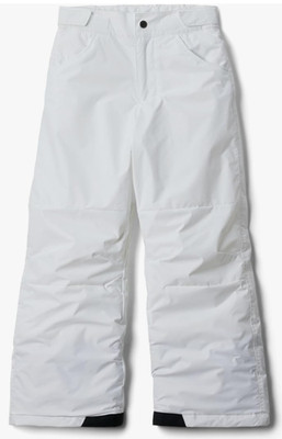 Columbia Starchaser Peak III Snowpants Girls Small White Adjustable Waist