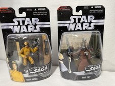 2x Hasbro Star Wars The Saga Collection Yarael Poof  Naboo action figure SEALED