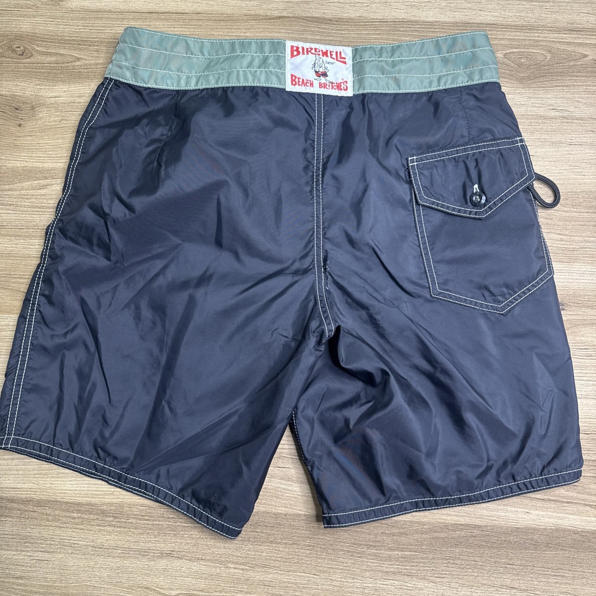 Birdwell Beach Britches Black Shorts 311 Mens Sz 33 Swim Trunks