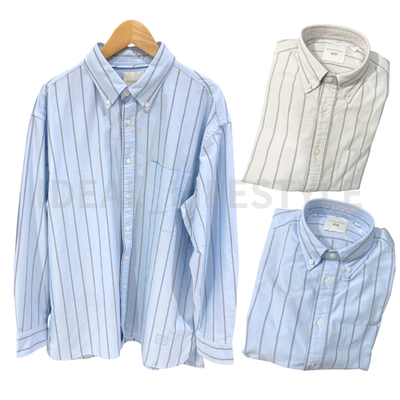 UNIQLO JW ANDERSON Oxford Oversized Shirt S-4XL Striped Men 480802
