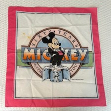 Vintage Disney Mickey Mouse Handkerchief Scarf
