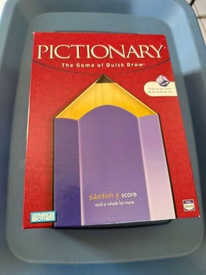 Vintage 2007 Pictionary Milton Bradley Quick Draw Board Game