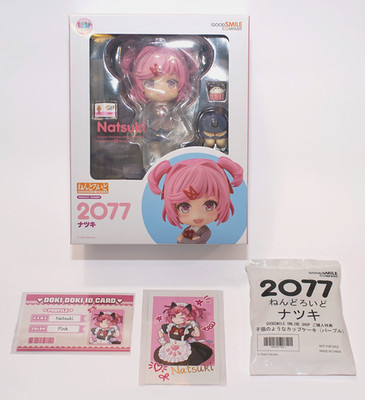 Genuine Nendoroid 2077 - Natsuki Doki Doki Literature Club DDLC + Rare Merch