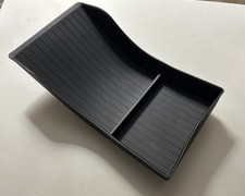 Tesla Model 3, Y Lower Rear Armrest Console Tray Organizer, Black, 2019-2022