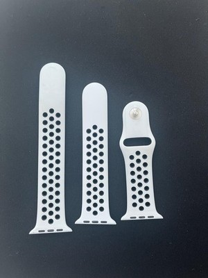 3 Apple Watch Bands   Genuine Apple Nike + Stainless Steel Link + Milanese Loop