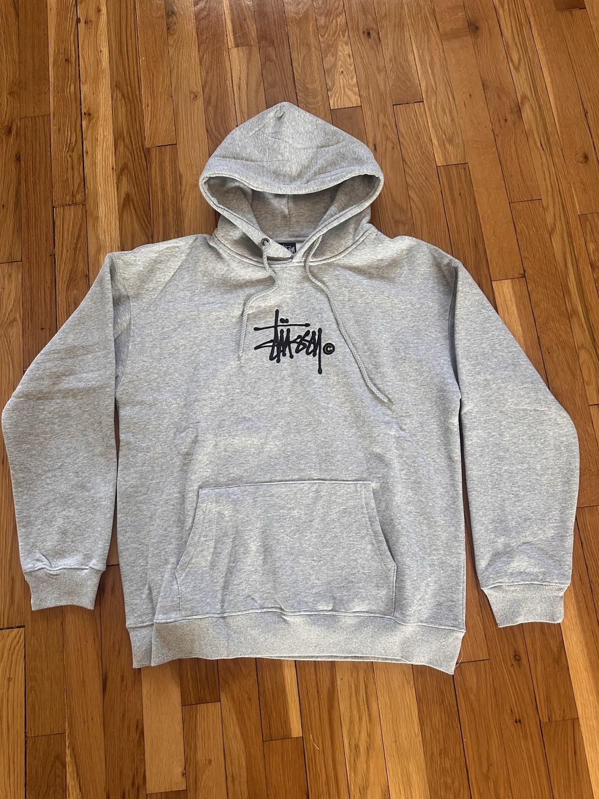 Grey Stussy Hoodie