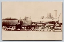 Vintage Real Photo Steam Locomotive Postcard The Locomotive Magazine Series