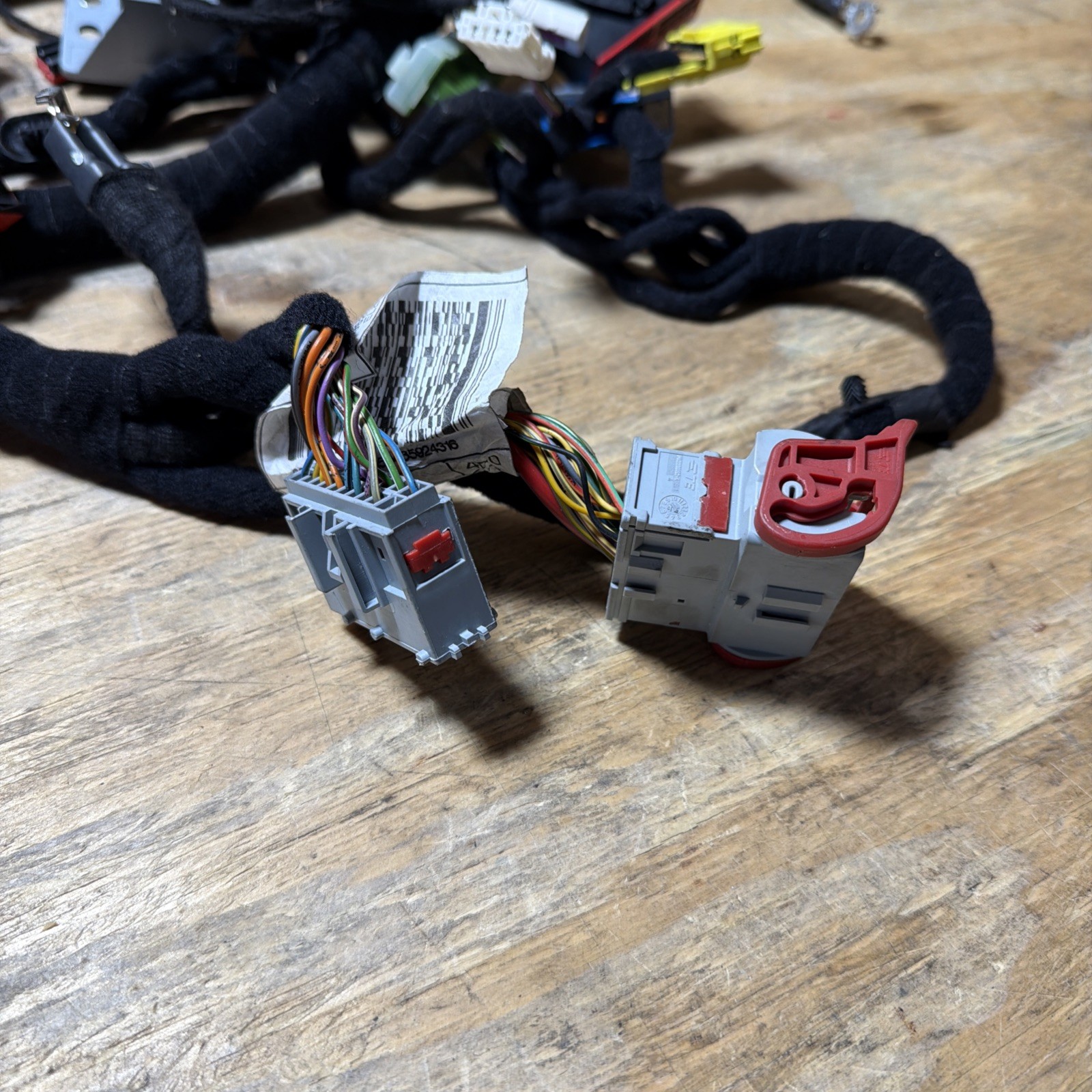 2014-19 MASERATI GHIBLI DASH DASHBOARD INSTRUMENT PANEL WIRE WIRING HARNESS OEM