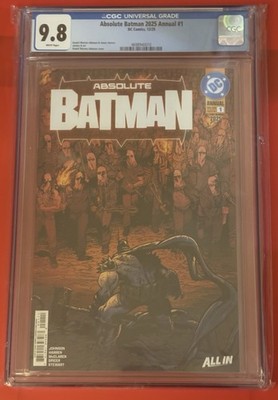 ABSOLUTE BATMAN ANNUAL #1 CGC 9.8 Cover A New Slab - 1st Print