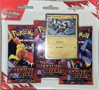 Pokemon TCG Scarlet & Violet Destined Rivals 3-Pack Blister