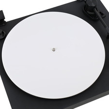 Acrylic Turntable Mat, 12" 3Mm Thick White Platter Slipmat for Vinyl Record Play