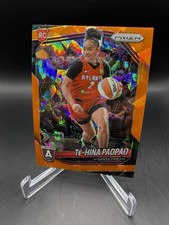 Te-Hina Paopao 2025 Panini Prizm WNBA Orange Ice #61 Atlanta Dream RC 74