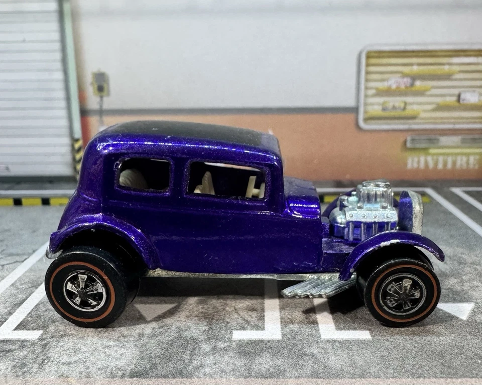 Hot Wheels Redline 1969 классический Ford '32 Vicky сногсшибательный фиолетовый - Изображение 4 из 4
