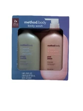 Method Body Wash, Simply Nourish and Pure Peace, 28 Fluid Ounce (Pack of 2)