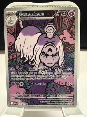 Houndstone ME01: Mega Evolution #145/132 Holo Pokemon Card