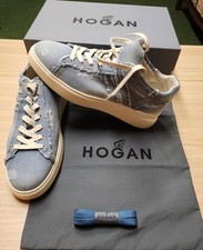Hogan Sneakers misura 44 Denim, effetto delavé