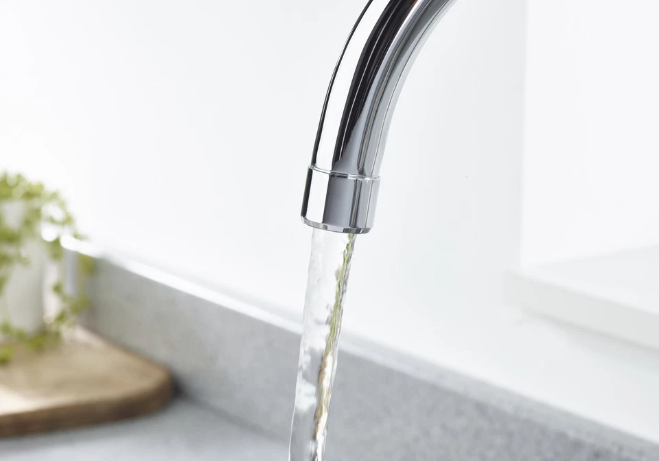 Bristan DU SNK C Dune Monobloc Kitchen Tap Chrome Twin Lever + Fixings + Flexis - Image 4 of 4