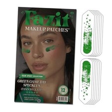 Makeup Patches - Green Game Day Speckles - Glow Up Make-Up Patches - Cute