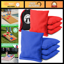 Regulation Cornhole Bean Bags Set of 8 - All Weather, American Stars Stripes,