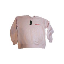 Women's Oversized Long Sleeve Sweatshirt Wild Fable Pink XS Heavyweight Crew Nec