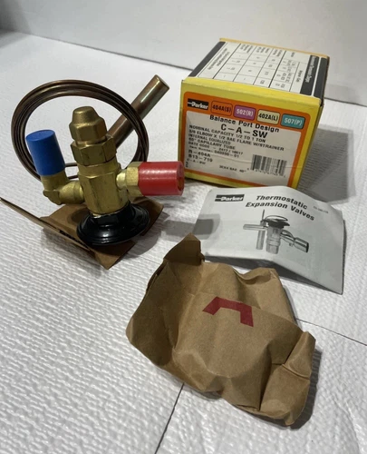 Parker Expansion Valve C A SW 1/2 to 1 Ton 3/8"x 1/2" SAE 60" Capillary Tube